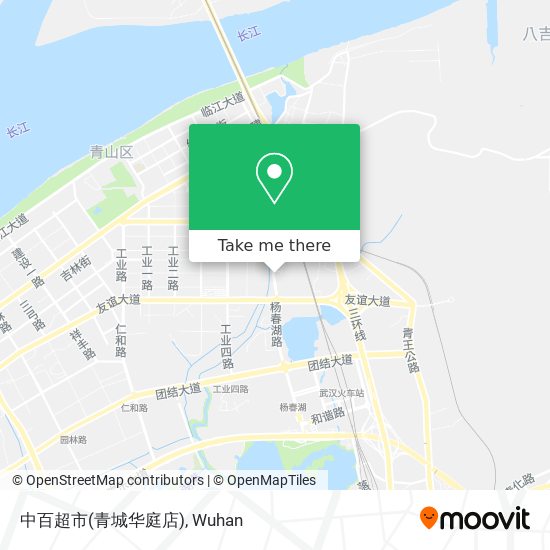 中百超市(青城华庭店) map