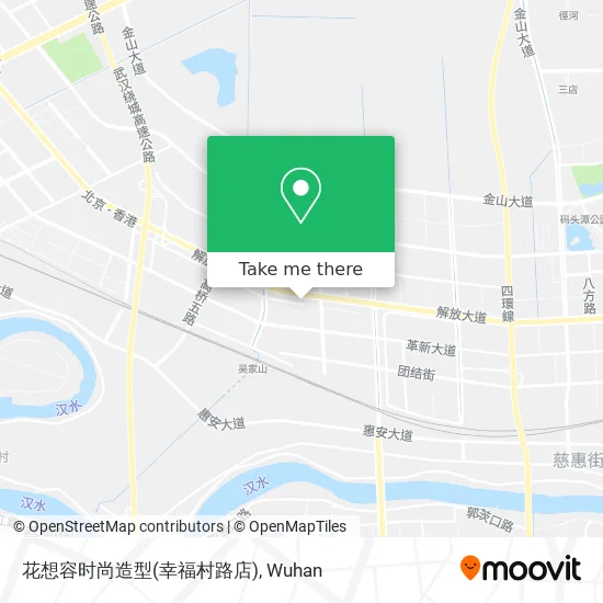 花想容时尚造型(幸福村路店) map