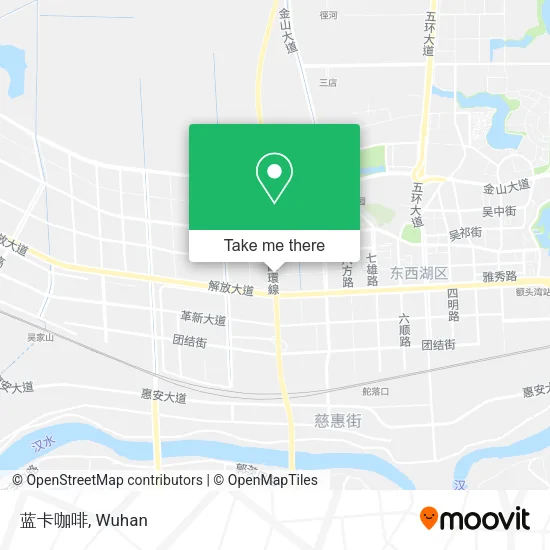 蓝卡咖啡 map