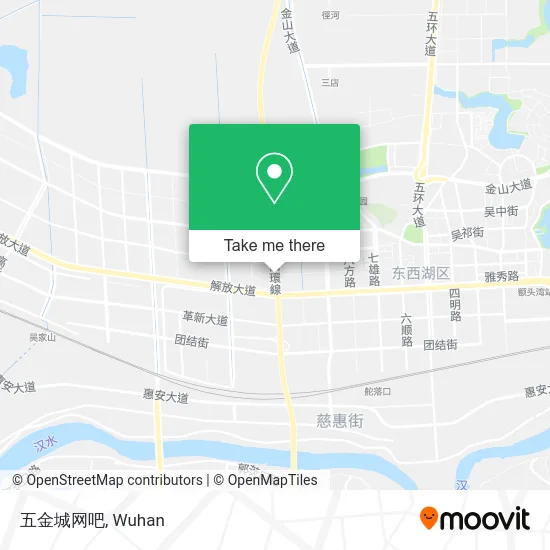 五金城网吧 map