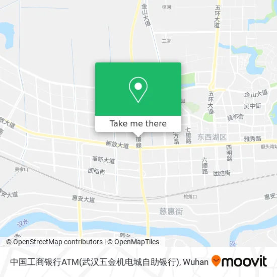 中国工商银行ATM(武汉五金机电城自助银行) map