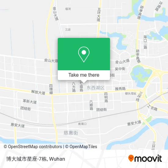 博大城市星座-7栋 map
