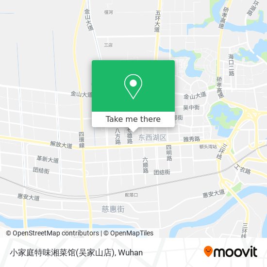 小家庭特味湘菜馆(吴家山店) map
