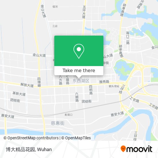 博大精品花园 map