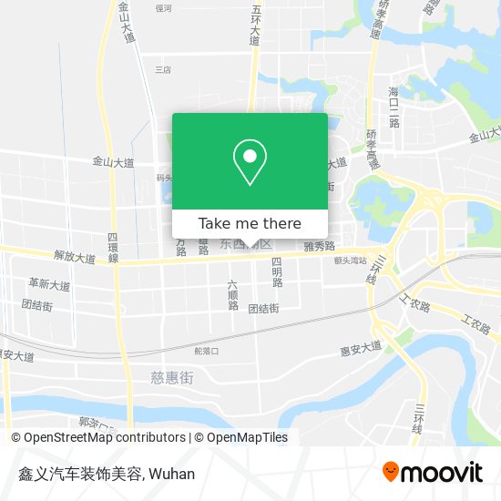 鑫义汽车装饰美容 map