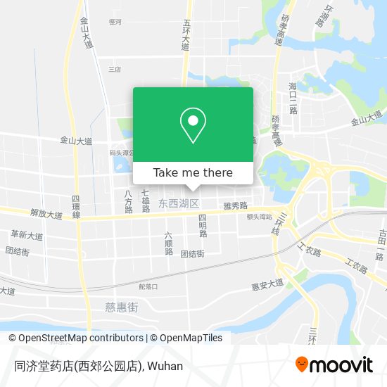 同济堂药店(西郊公园店) map