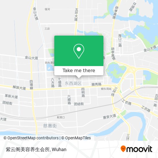 紫云阁美容养生会所 map