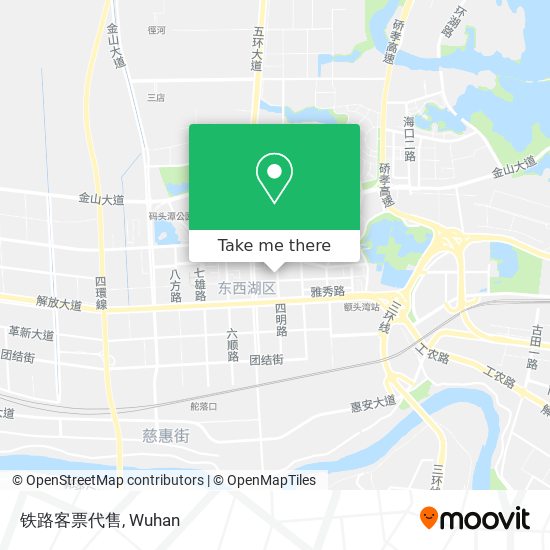 铁路客票代售 map