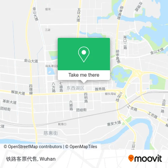 铁路客票代售 map