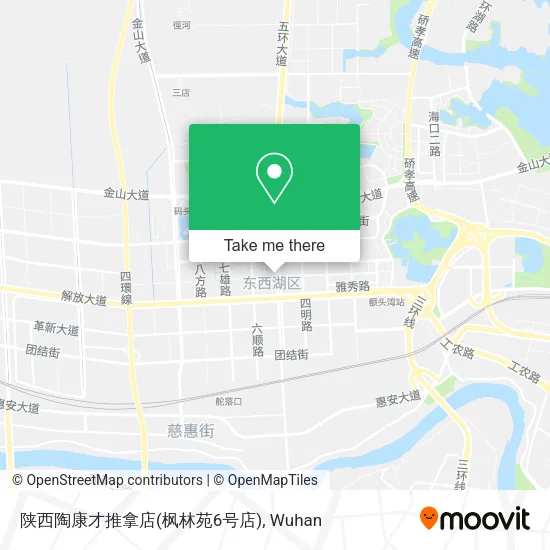陕西陶康才推拿店(枫林苑6号店) map