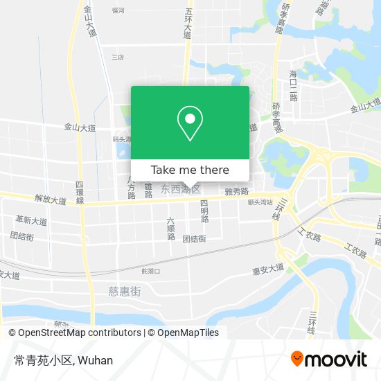 常青苑小区 map