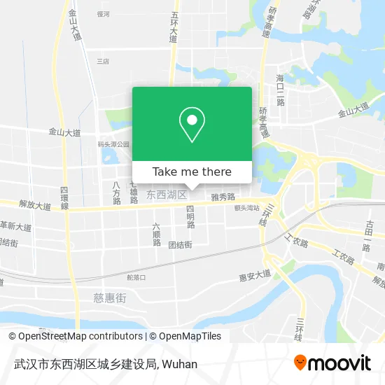 武汉市东西湖区城乡建设局 map