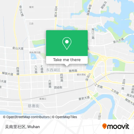 吴南里社区 map