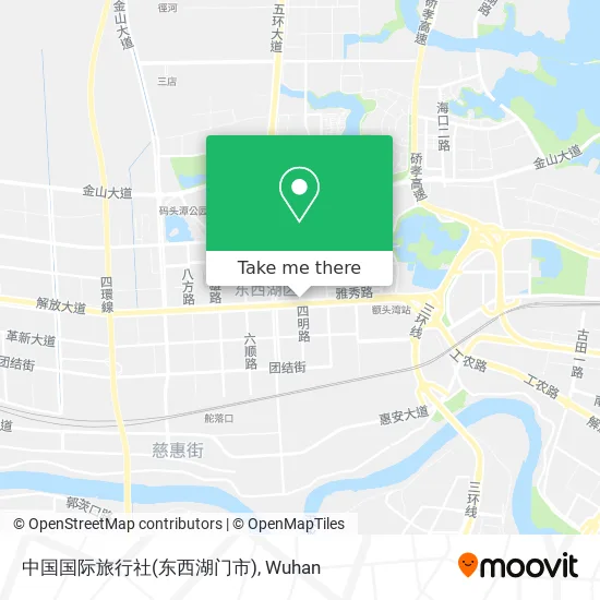 中国国际旅行社(东西湖门市) map