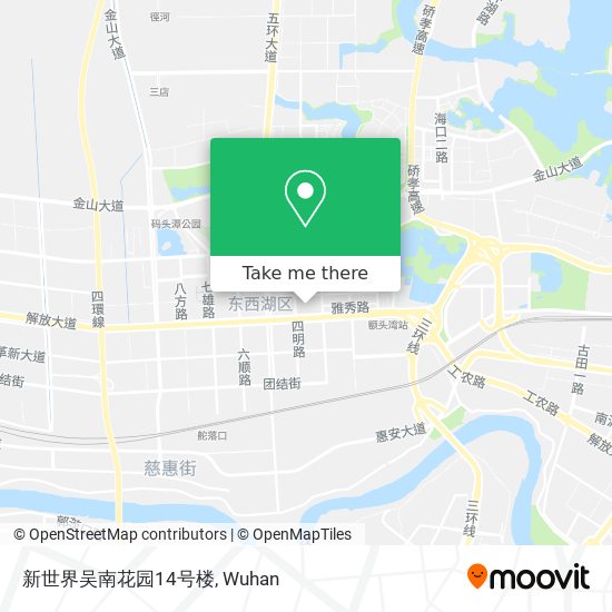 新世界吴南花园14号楼 map