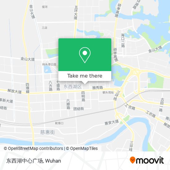 东西湖中心广场 map
