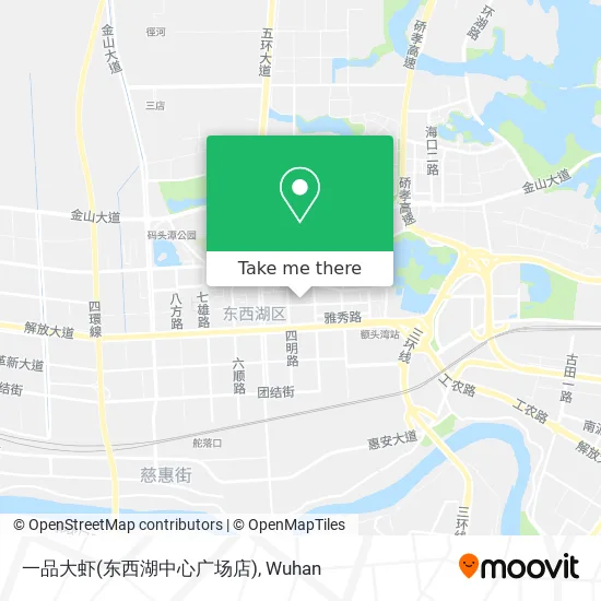 一品大虾(东西湖中心广场店) map