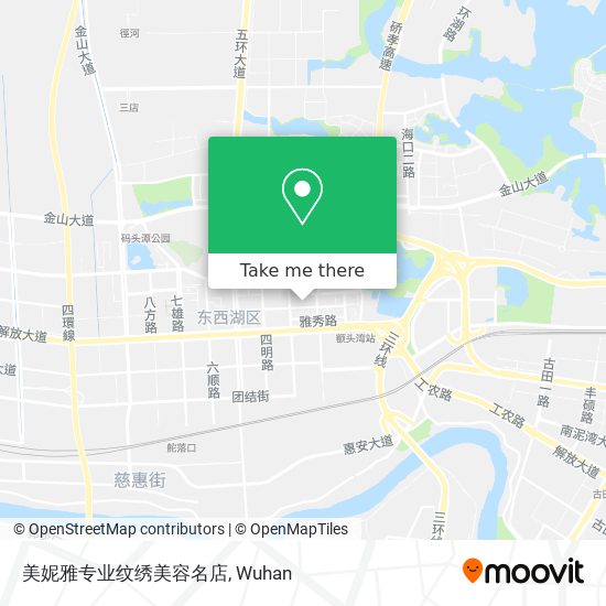 美妮雅专业纹绣美容名店 map