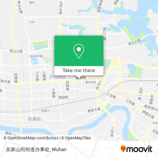 吴家山街街道办事处 map