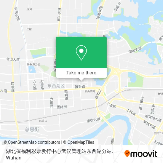 湖北省福利彩票发行中心武汉管理站东西湖分站 map