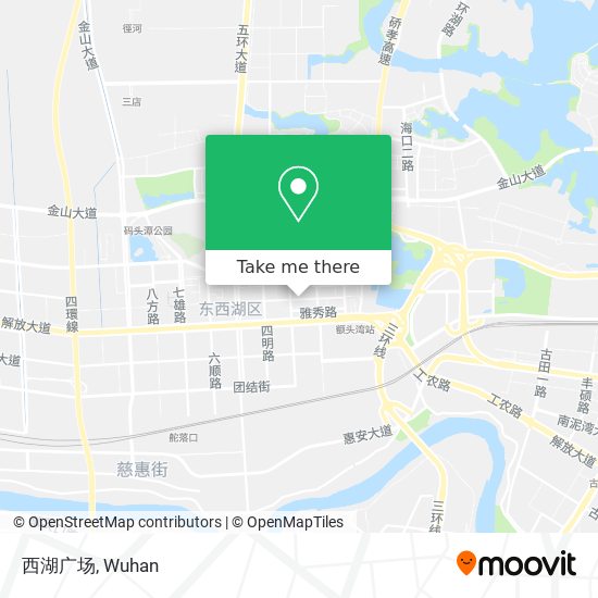 西湖广场 map