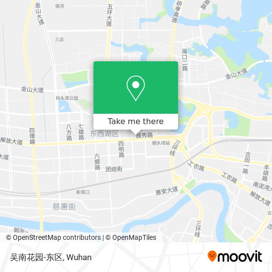吴南花园-东区 map