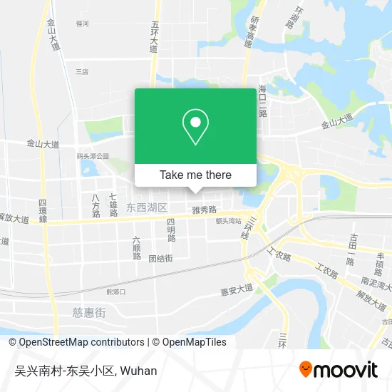 吴兴南村-东吴小区 map
