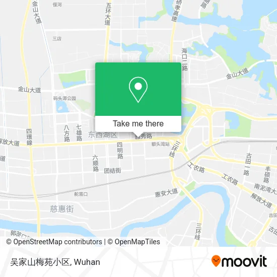 吴家山梅苑小区 map