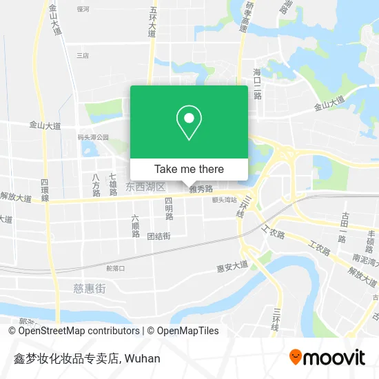 鑫梦妆化妆品专卖店 map