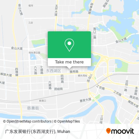 广东发展银行(东西湖支行) map