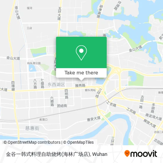 金谷一韩式料理自助烧烤(海林广场店) map