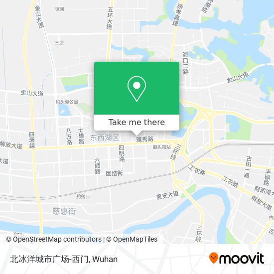 北冰洋城市广场-西门 map