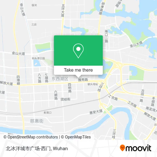北冰洋城市广场-西门 map