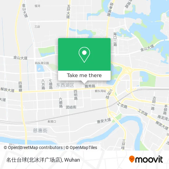 名仕台球(北冰洋广场店) map