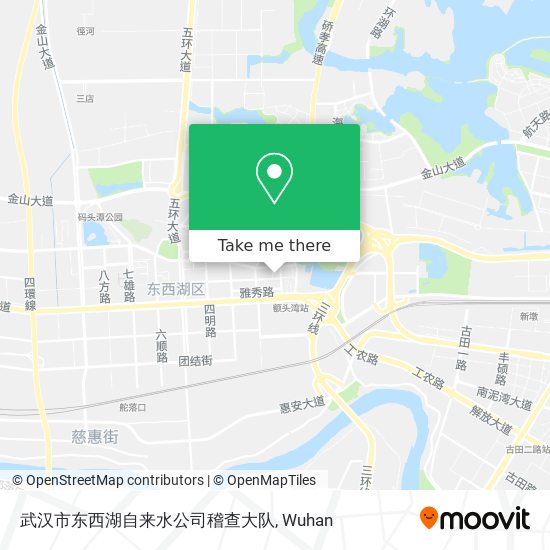 武汉市东西湖自来水公司稽查大队 map