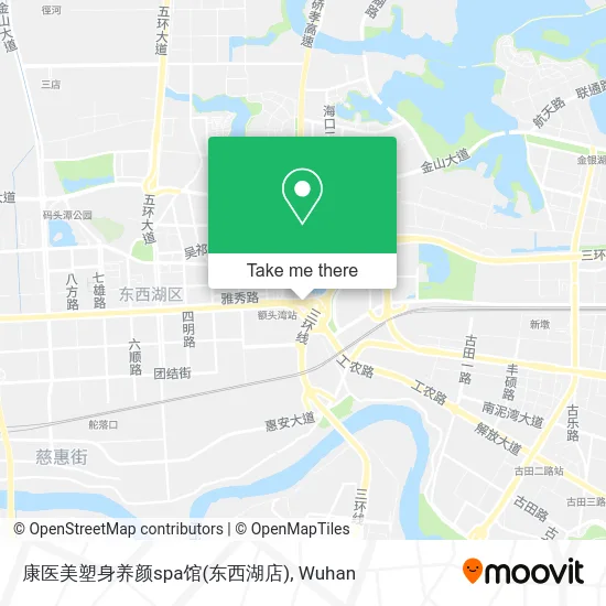 康医美塑身养颜spa馆(东西湖店) map
