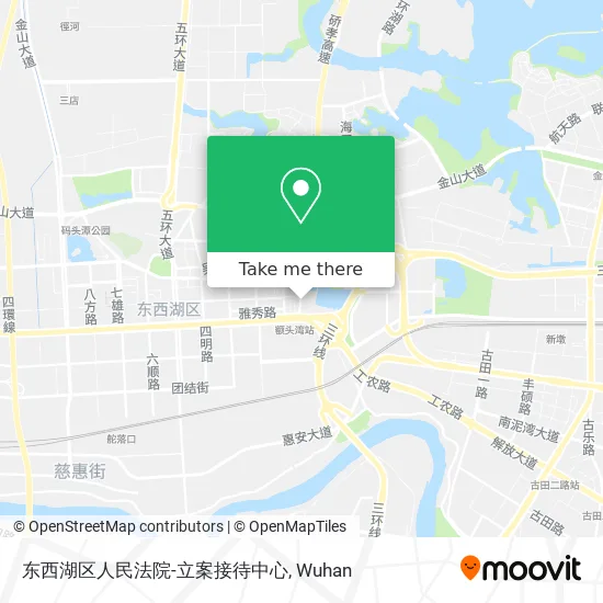 东西湖区人民法院-立案接待中心 map