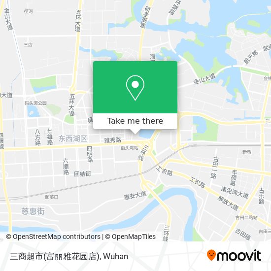 三商超市(富丽雅花园店) map