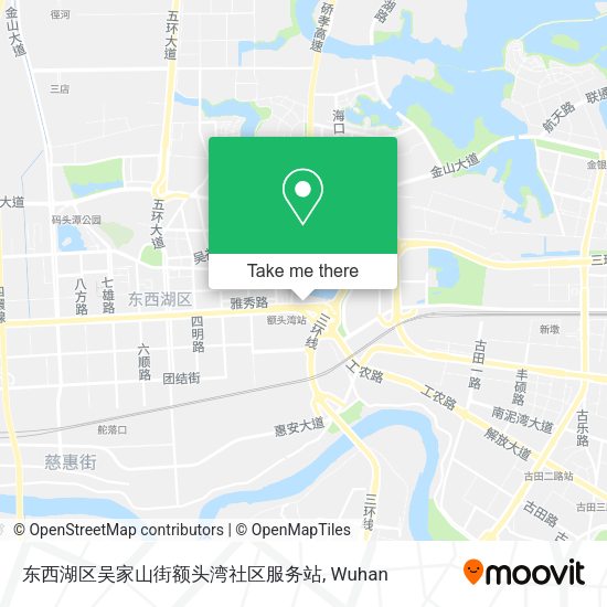 东西湖区吴家山街额头湾社区服务站 map