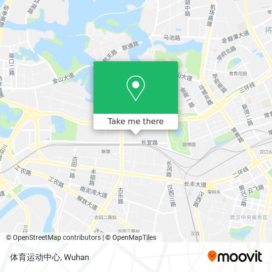 体育运动中心 map