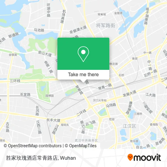 胜家玫瑰酒店常青路店 map