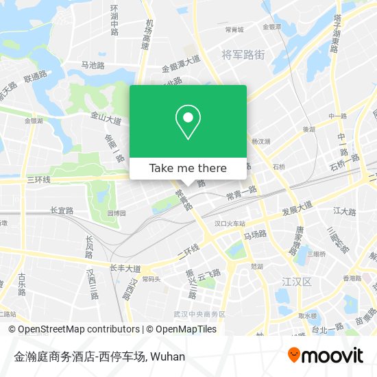 金瀚庭商务酒店-西停车场 map