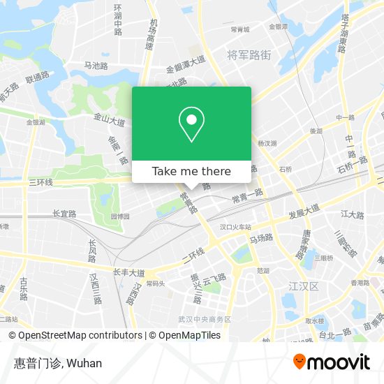 惠普门诊 map