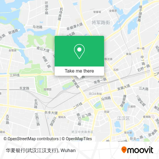 华夏银行(武汉江汉支行) map
