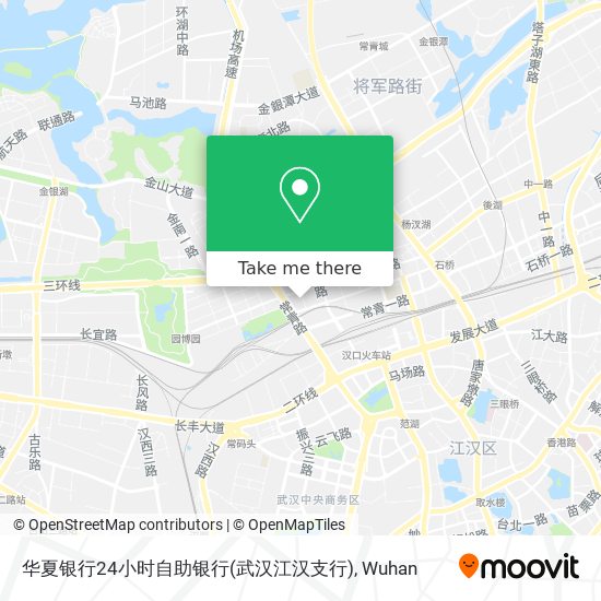 华夏银行24小时自助银行(武汉江汉支行) map