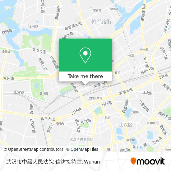 武汉市中级人民法院-信访接待室 map