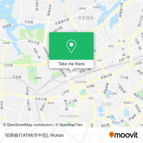 招商银行ATM(市中院) map