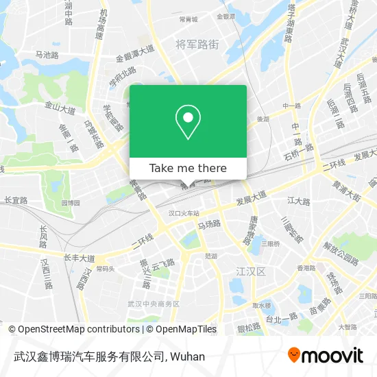 武汉鑫博瑞汽车服务有限公司 map