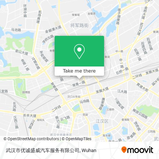 武汉市优诚盛威汽车服务有限公司 map