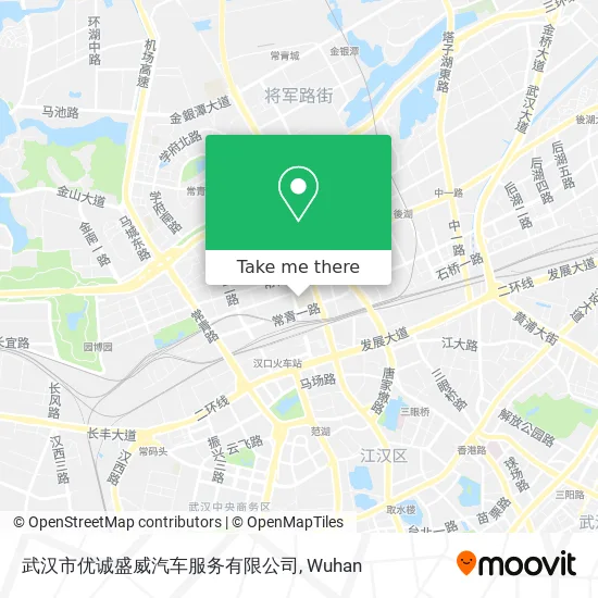 武汉市优诚盛威汽车服务有限公司 map